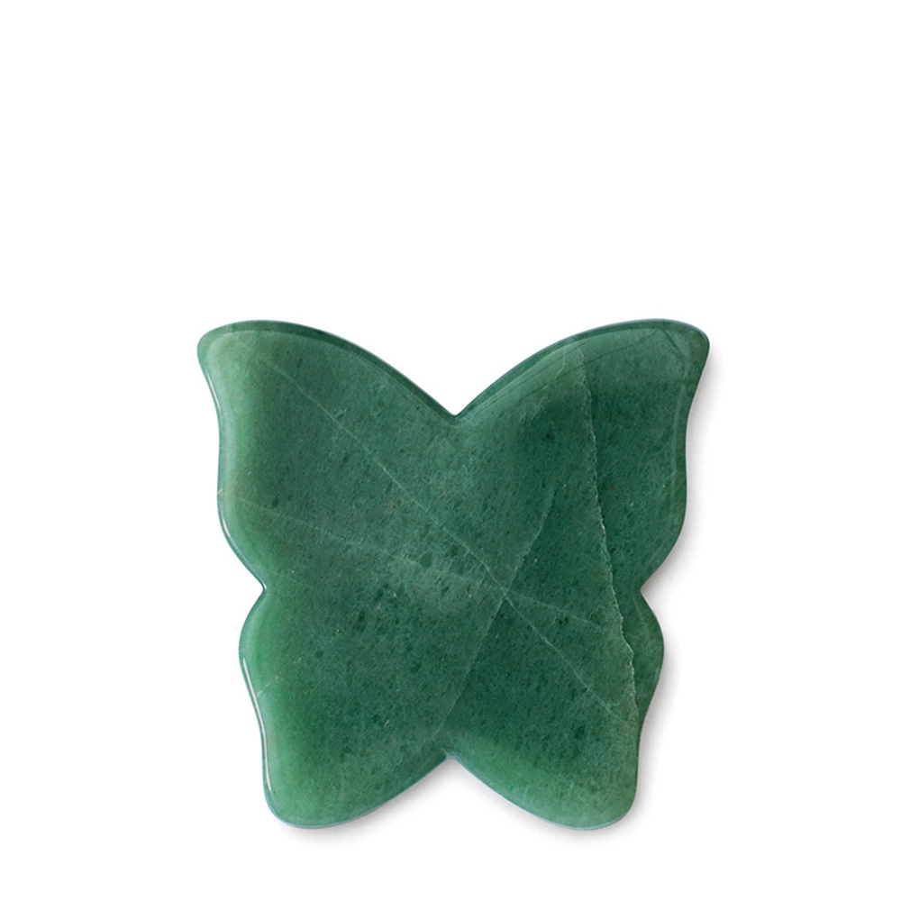 crystallove CRYSTALLOVE Butterfly aventurine gua sha