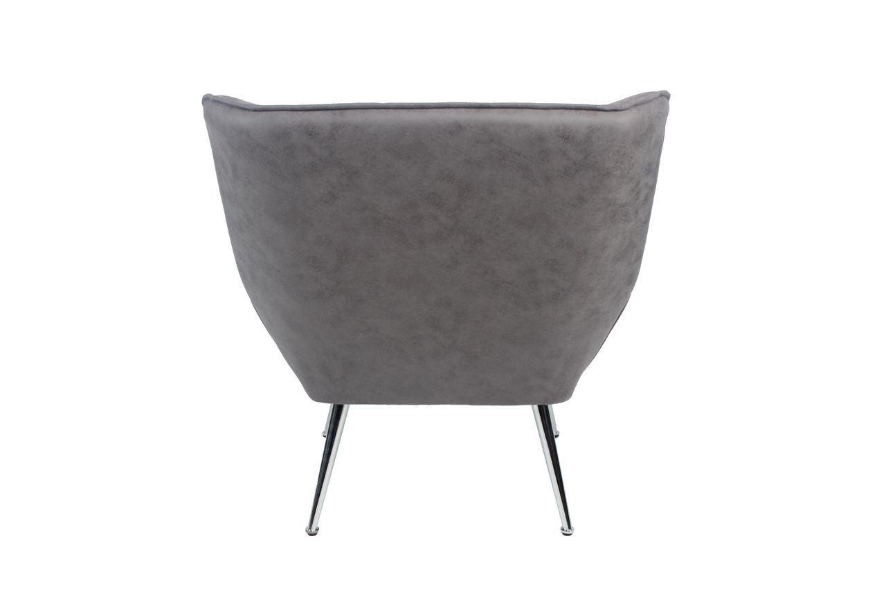 Happy Home Happy Home XXL Sessel Ohrensessel HWP65-GRA grau