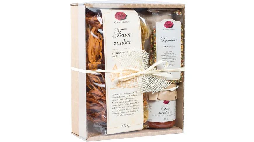 Gourmet Berner Präsentkarton Pasta Arrabbiata 771 g