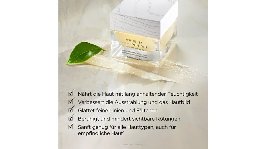 Elizabeth Arden White Tea Skin Solutions Replenishing Micro-Gel Cream 50 ml