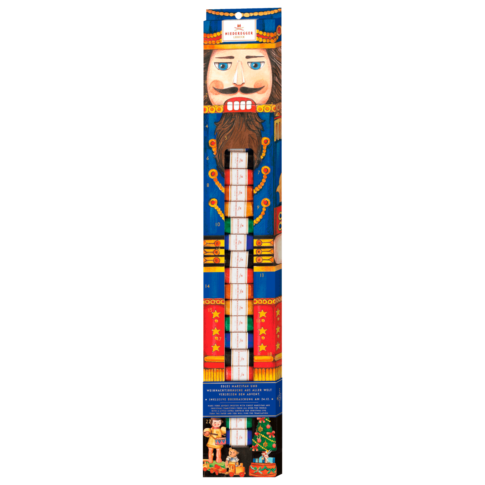 Niederegger Adventskalender Marzipan 300g