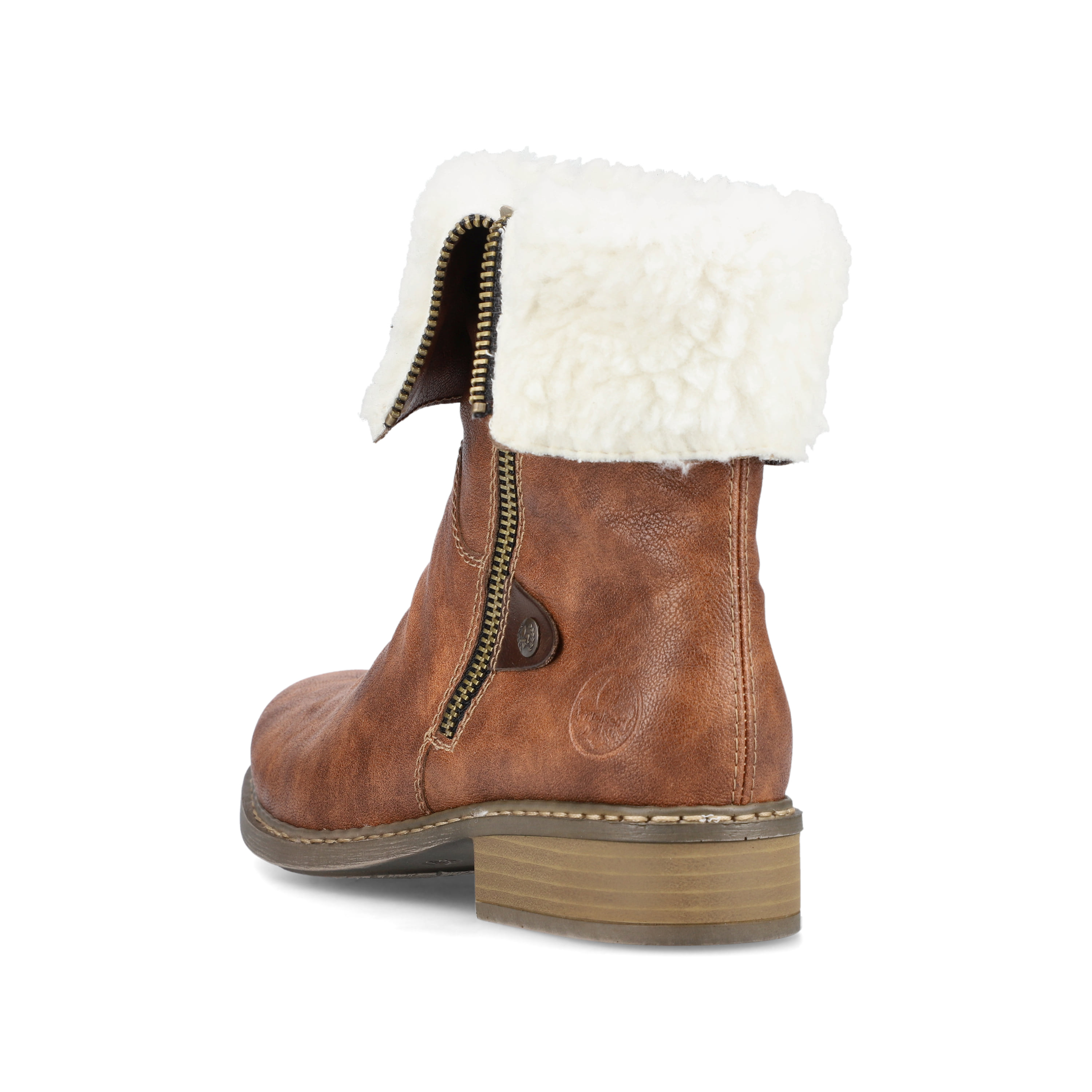 Rieker Damen Kurzstiefel kastanienbraun