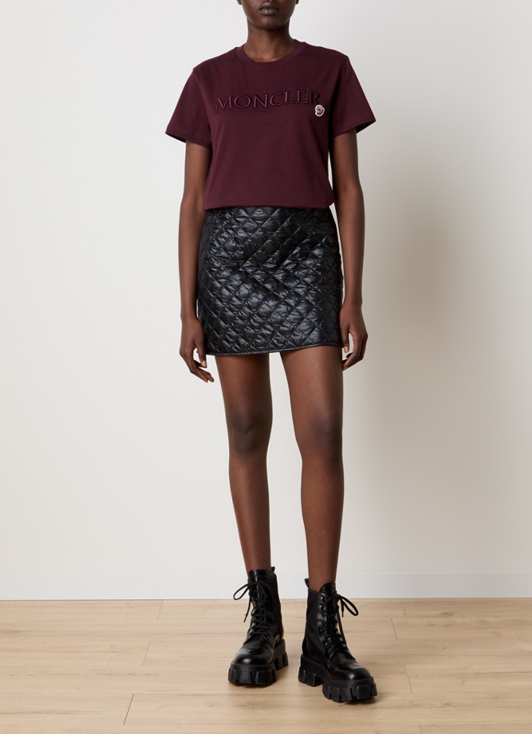 T-shirt Moncler con logo ricamato