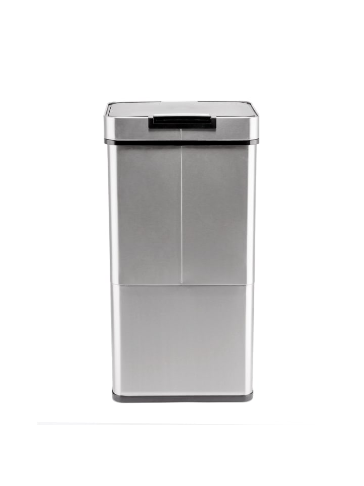 Ribelli Sensor Mülleimer 72 L,  4 Fächer, silber günstig kaufen onesize