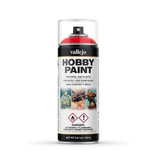 Vallejo Hobby Paint Spray Scarlet Red (400ml.)