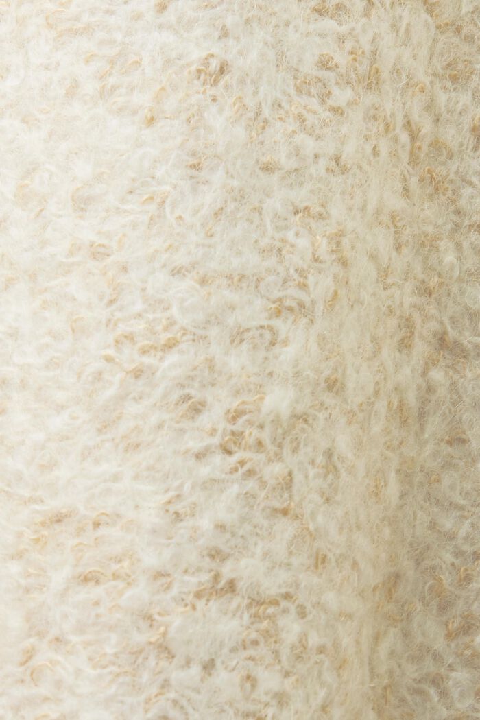 Bouclé-Mantel aus Wollmix