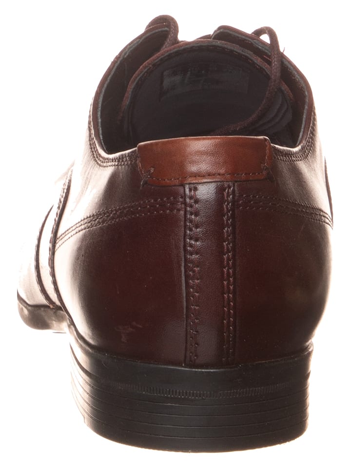 Clarks Leder-Schnürschuhe ''Gilmore Wing'' in Dunkelbraun günstig kaufen