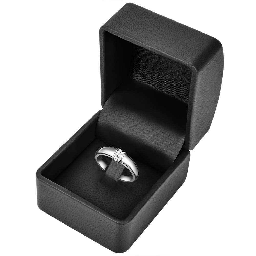 Trilani Bague en argent Argent sterling Oxyde de zirconium (CZ) en Argent Bague