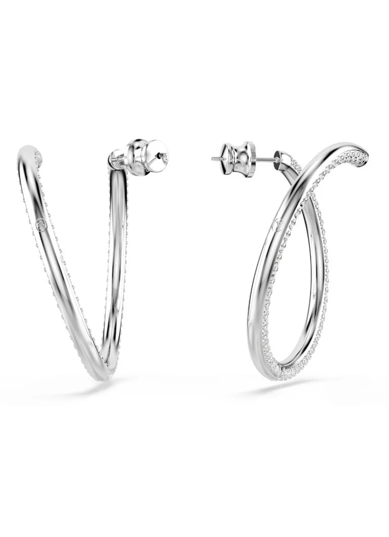 Swarovski Dextera stud earrings with crystal