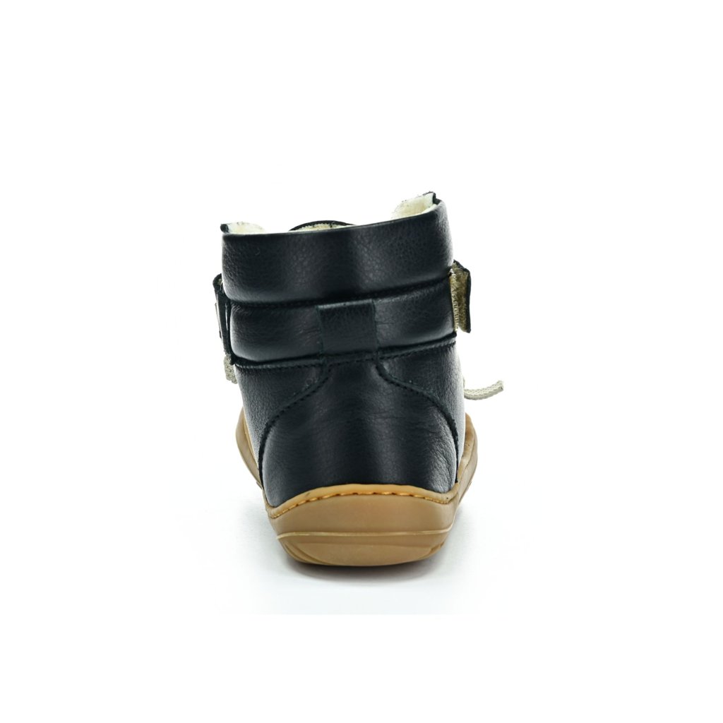 Aylla Chiri Kids EVO schwarze Winterbarufußschuhe