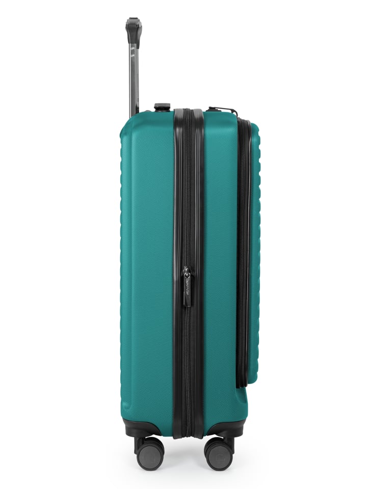 Hauptstadtkoffer Mitte - Handgepäck-Trolley Toploader, Laptop-Fach, TSA in Türkis günstig kaufen S