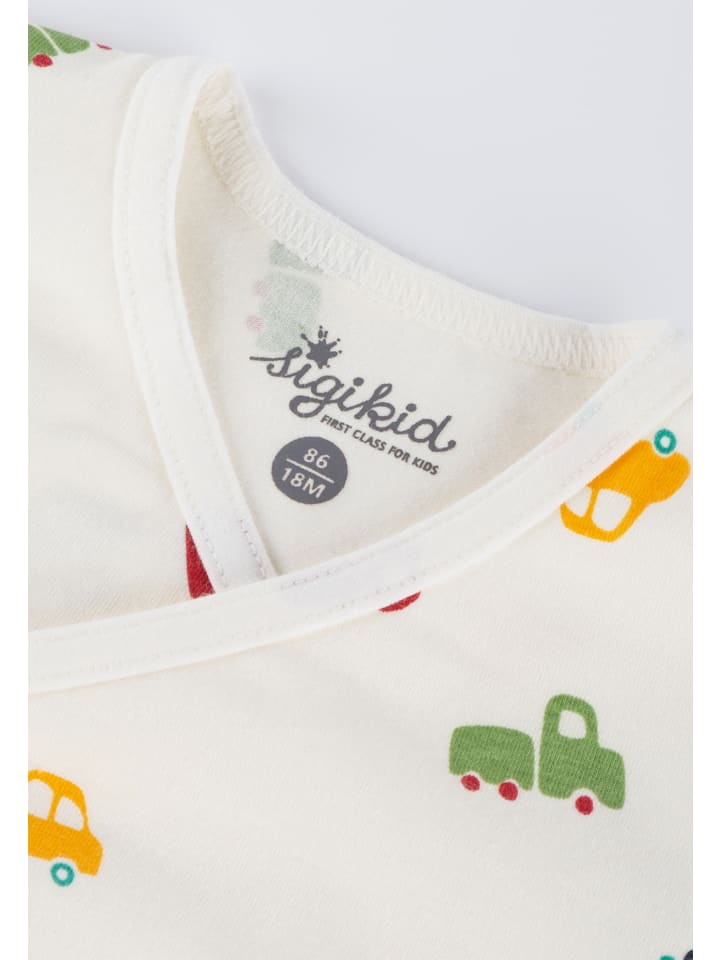 Sigikid Wickel-Body, kurzarm Classic Baby in weiß günstig kaufen