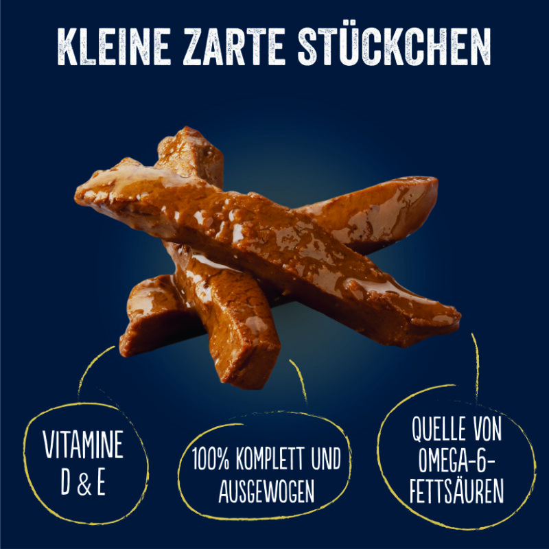 Felix Nassfutter Felix Tasty Shreds 10x80g Geschmacksvielfalt vom Land