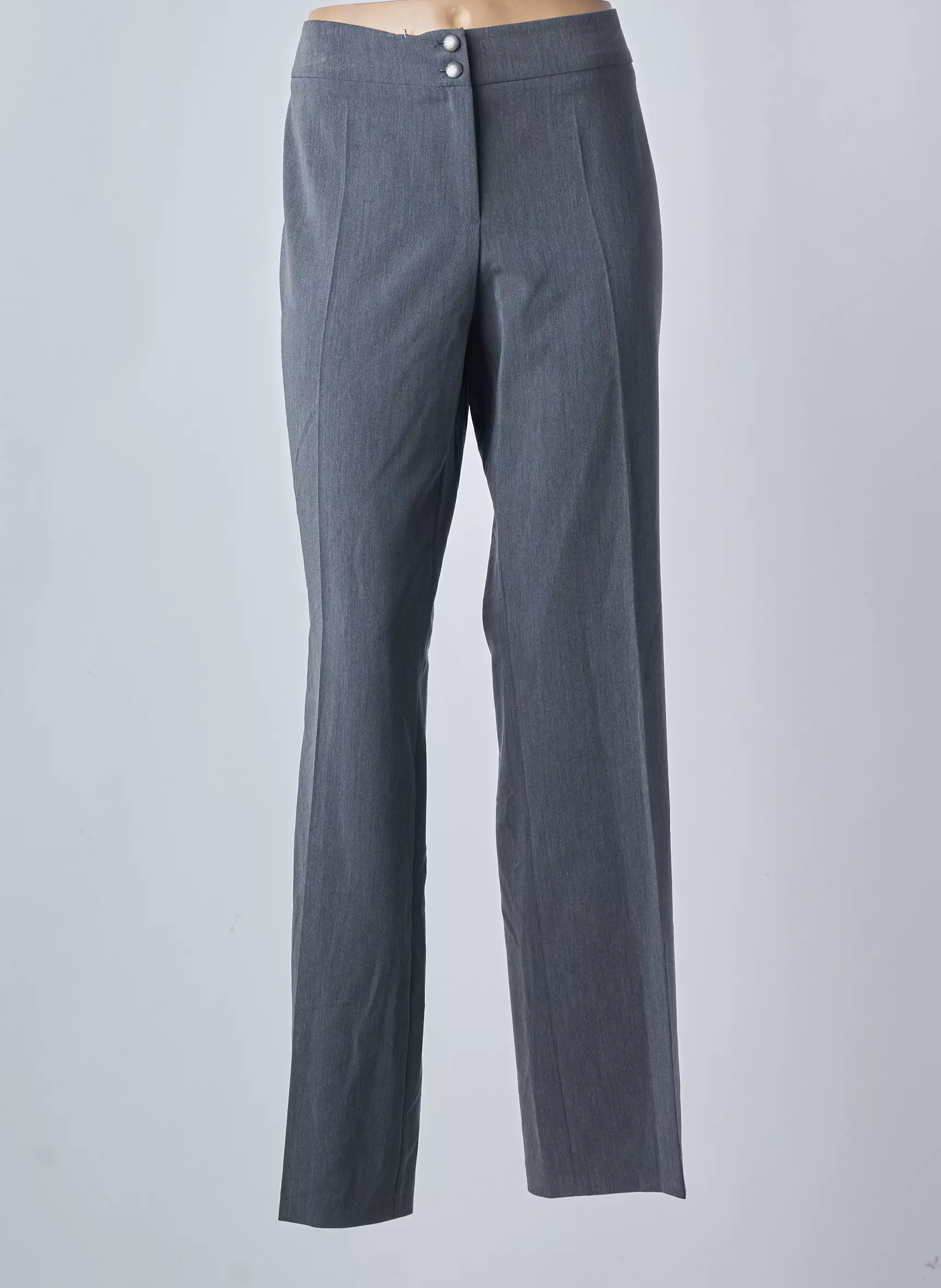 O K S Pantalons Slim Femme couleur gris