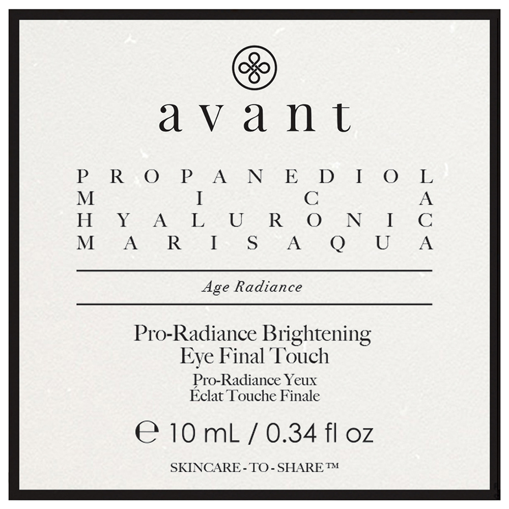 Avant Skincare Soin Lumière Restruturante Texture Légère contour des Yeux Contour du regard et des lèvres