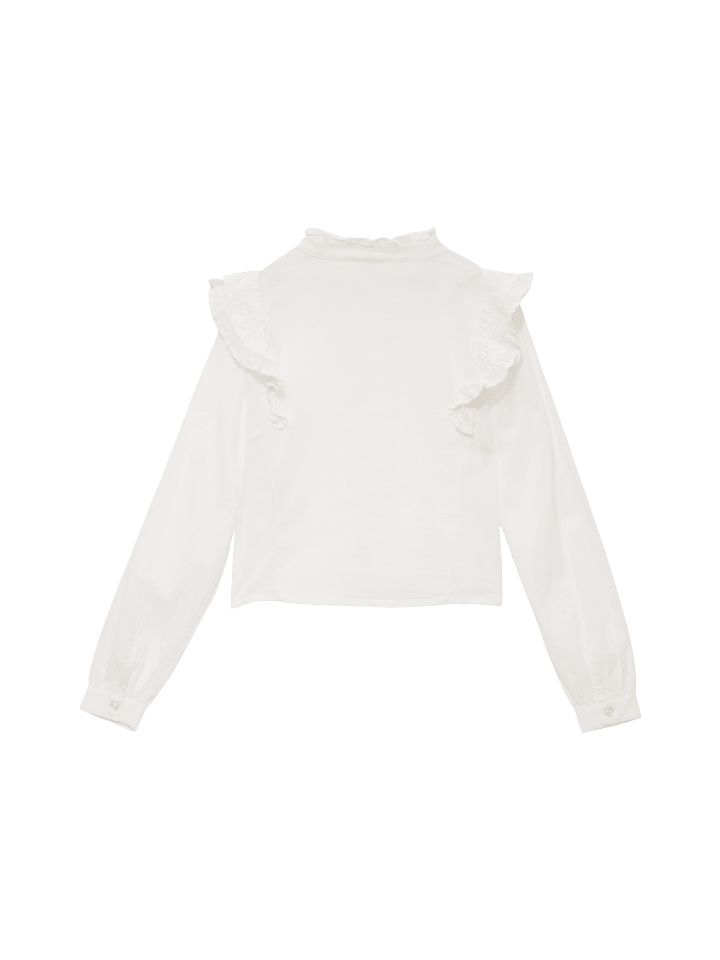 s.Oliver Bluse langarm in Weiß günstig kaufen