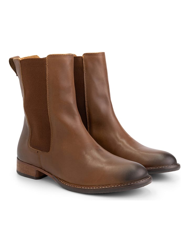 mysa Leder-Chelsea-Boots 
