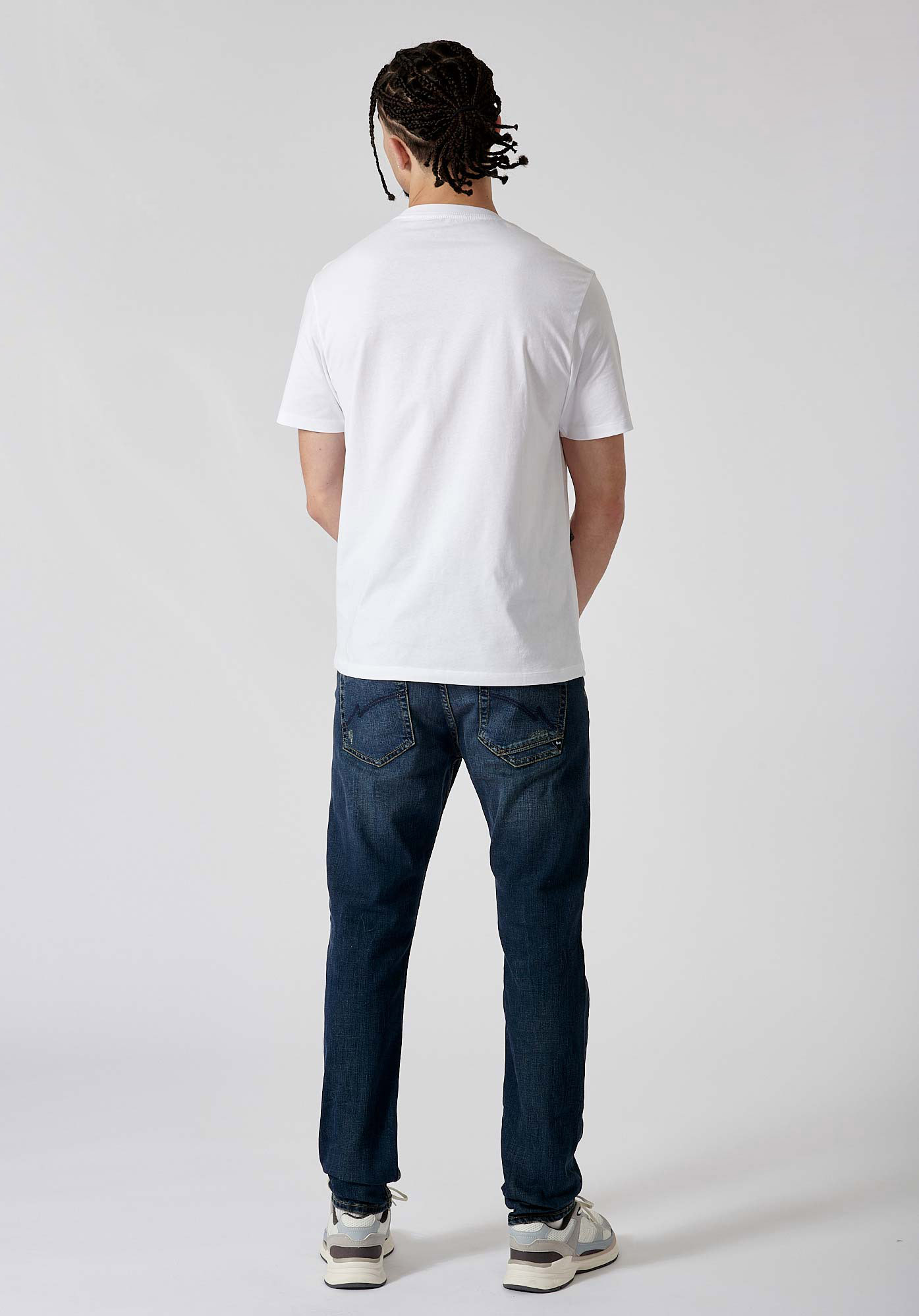 RAZ    T-shirt blanc homme 100% coton