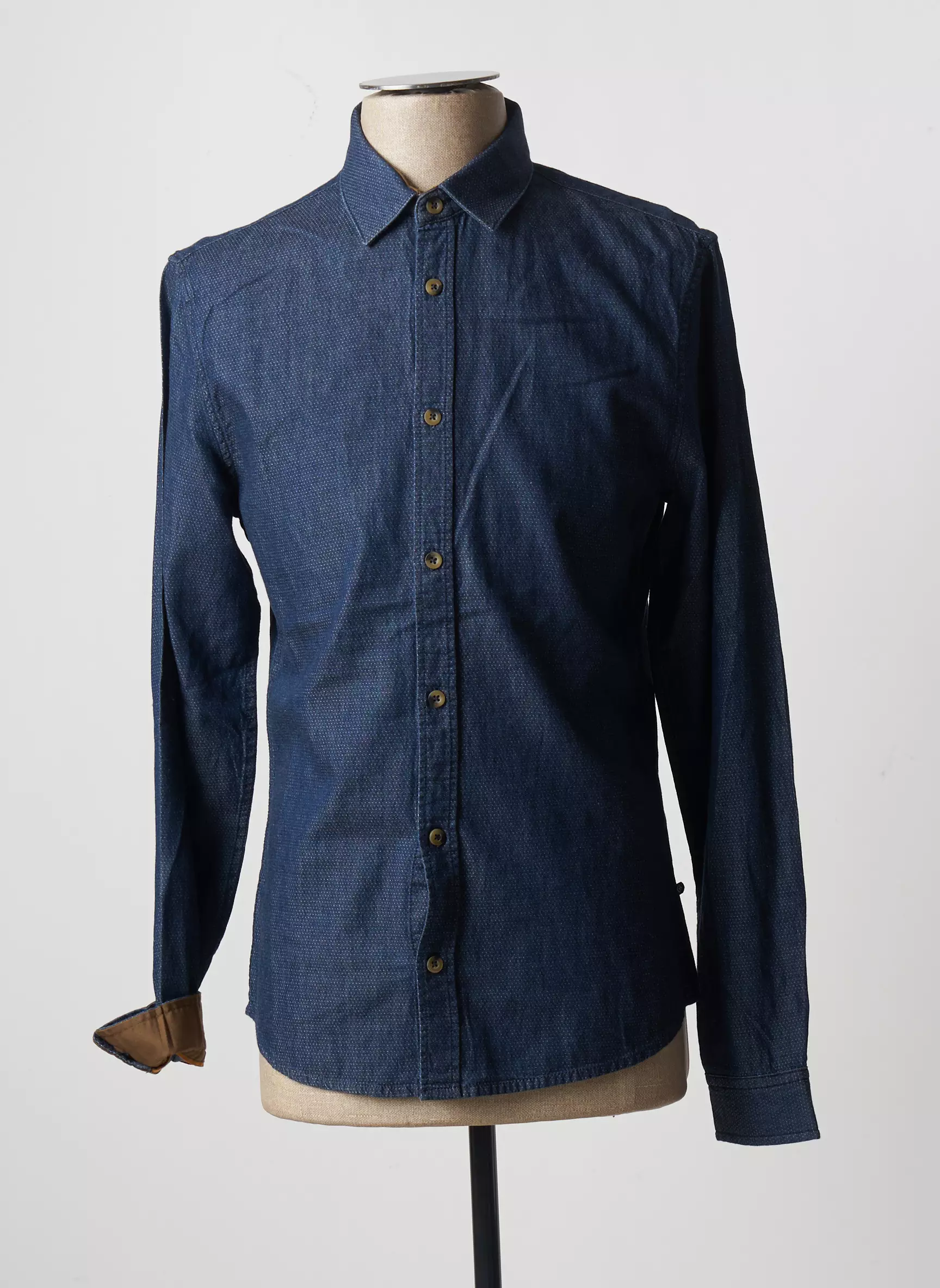 Bonobo Manches Longues Homme couleur bleu