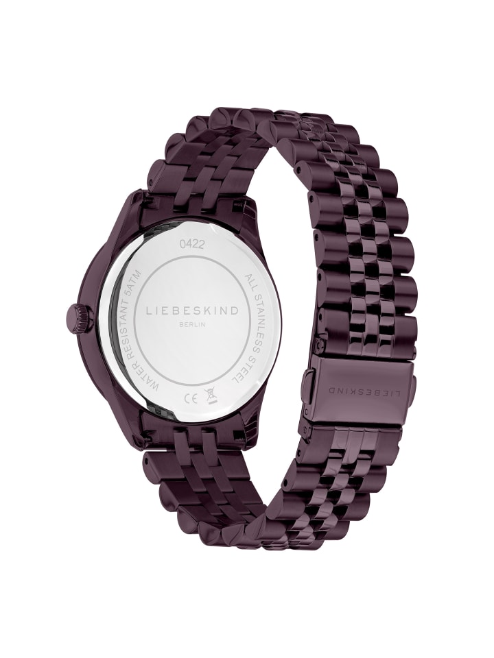 LIEBESKIND BERLIN Armbanduhr in violett günstig kaufen onesize
