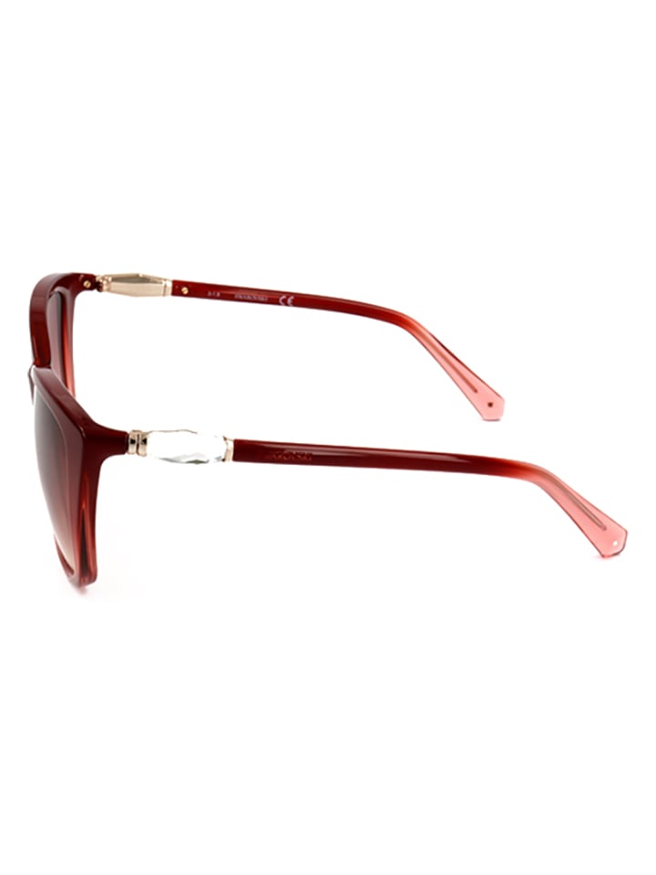 Swarovski Damen-Sonnenbrille in Rot günstig kaufen 54