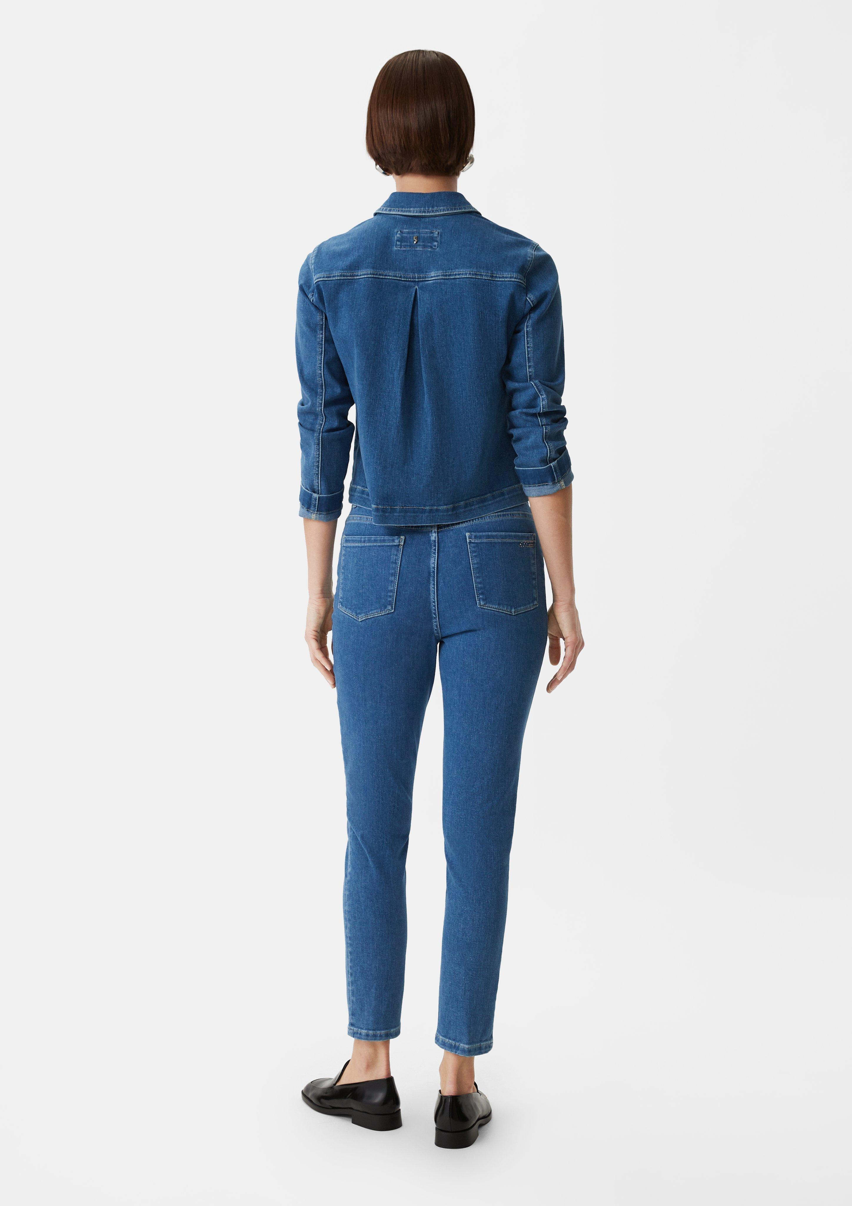 Slim fit: Ankle Jeans - blau