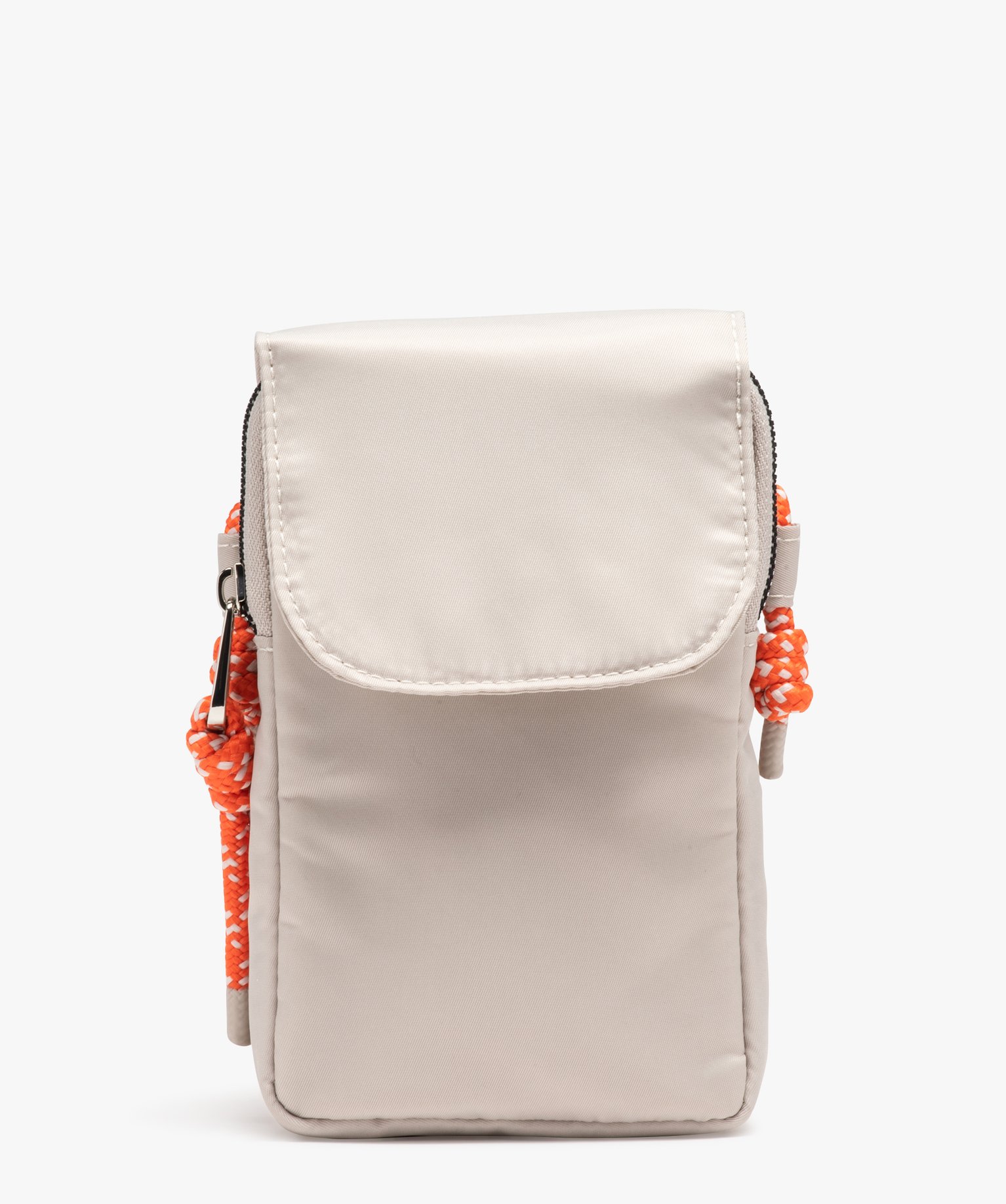 Pochette en toile avec anse cordon fille beige | GEMO