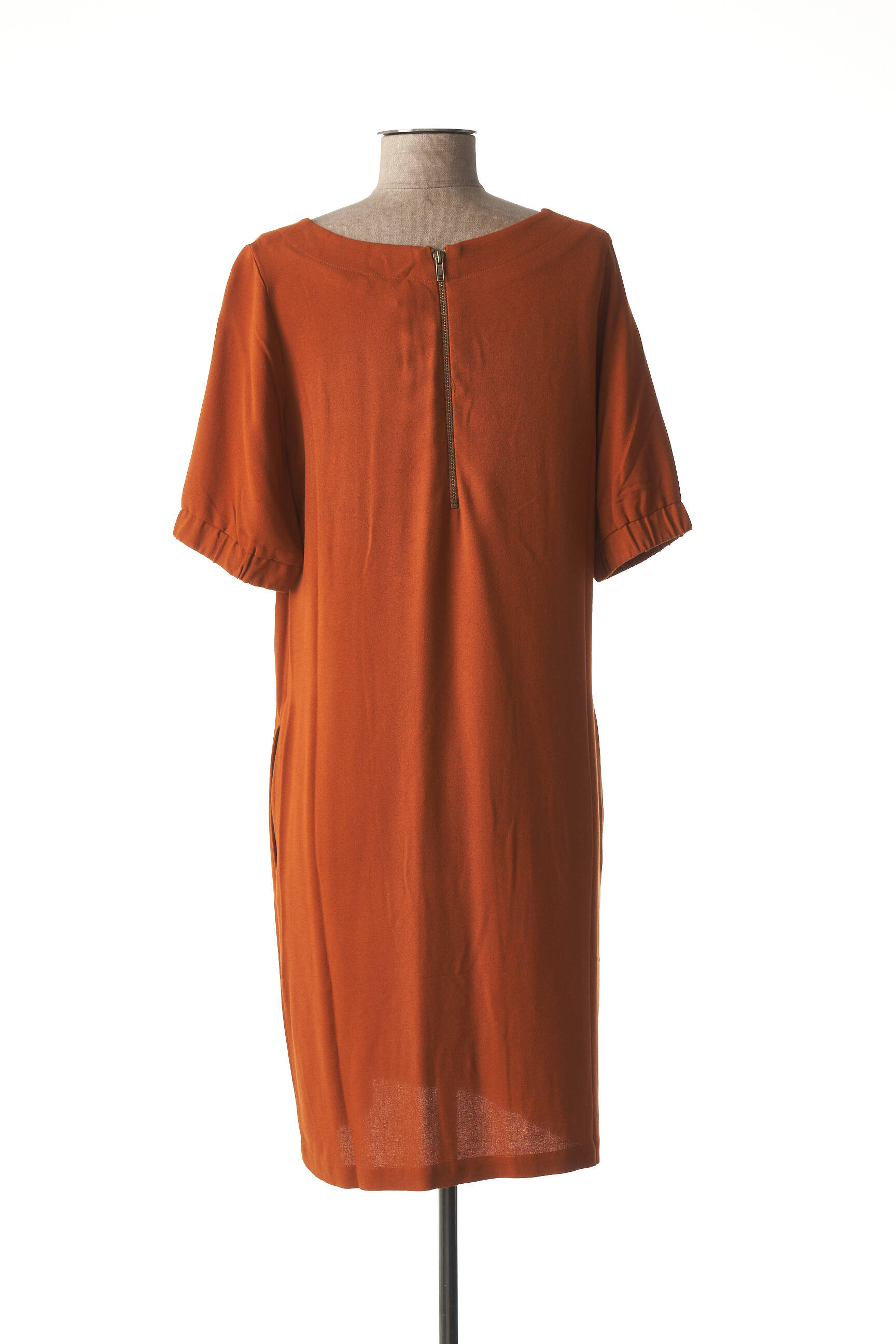 Fragile Robes Maternite Femme couleur orange