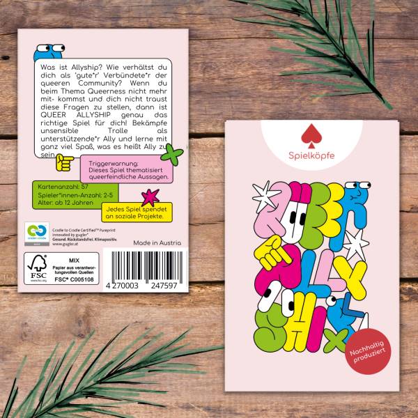 Queer Allyship: Das nachhaltige Kartenspiel für LGBTQIA+ Allies