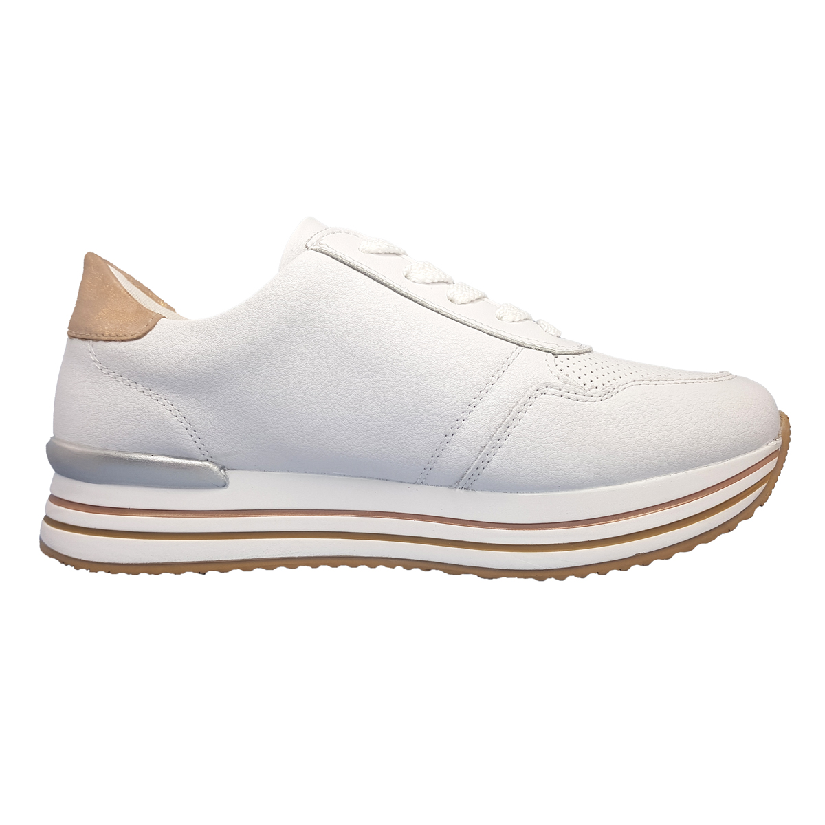 Remonte D1318-80 Weiß 80 Weiss/Rosegold