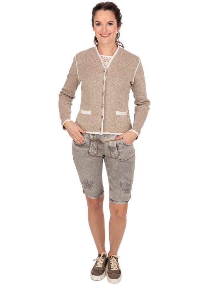 OS-Trachten Strickjacke 457019-0771 in natur günstig kaufen