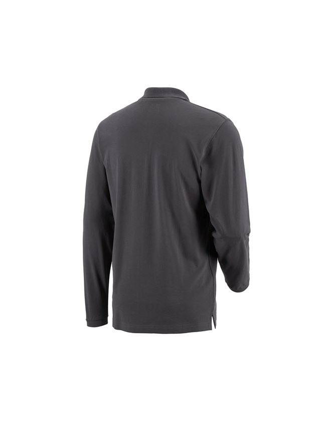 e.s. Longsleeve-Polo cotton Pocket