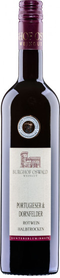 2022 Cuvée ROT Portugieser & Dornfelder halbtrocken - Weingut Burghof Oswald