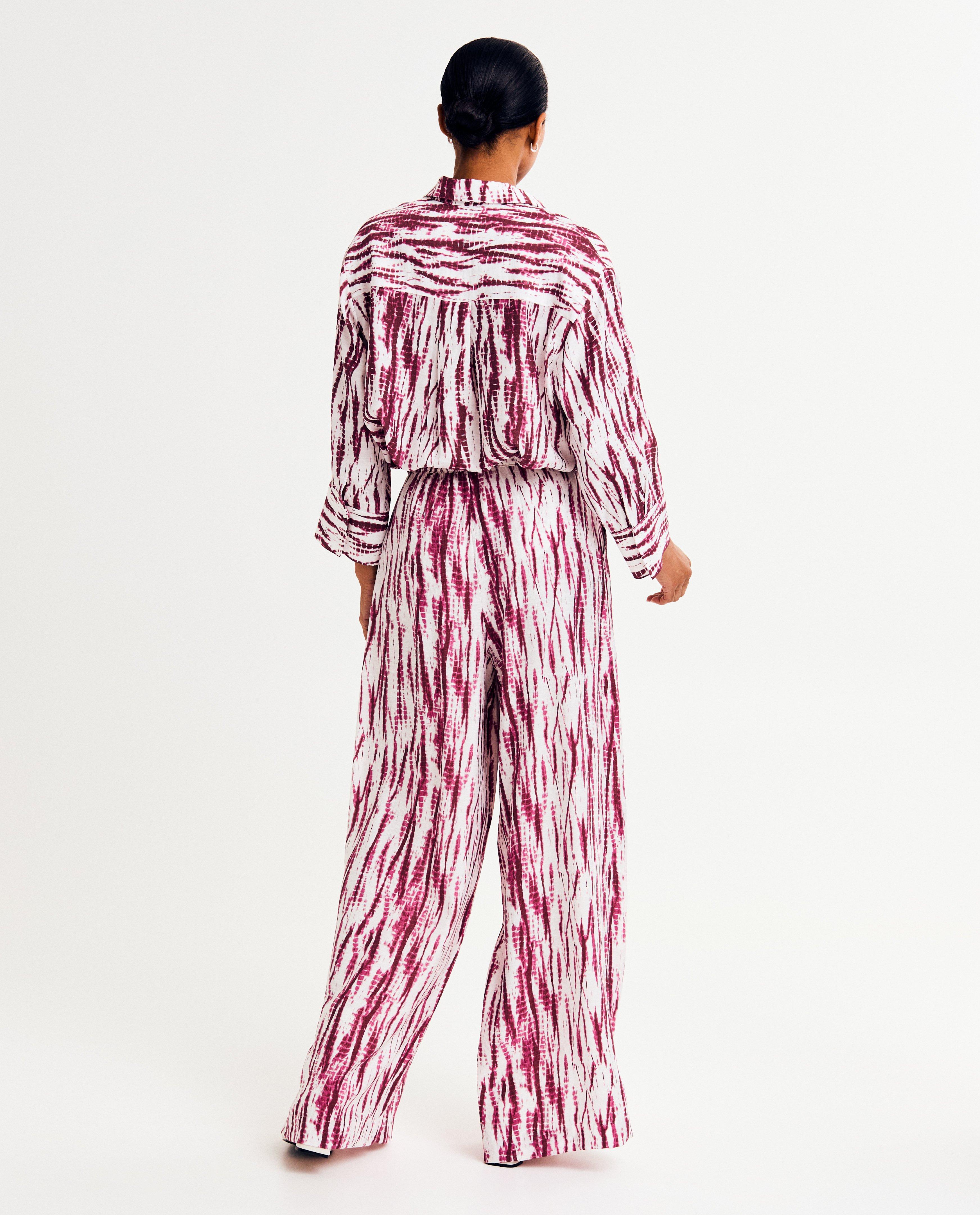 Pantaloni Peppercorn cu imprimeu liliac