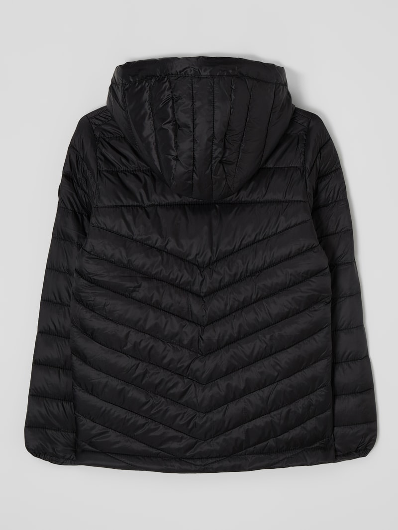 Steppjacke mit Kapuze Modell 'Ehero' in schwarz