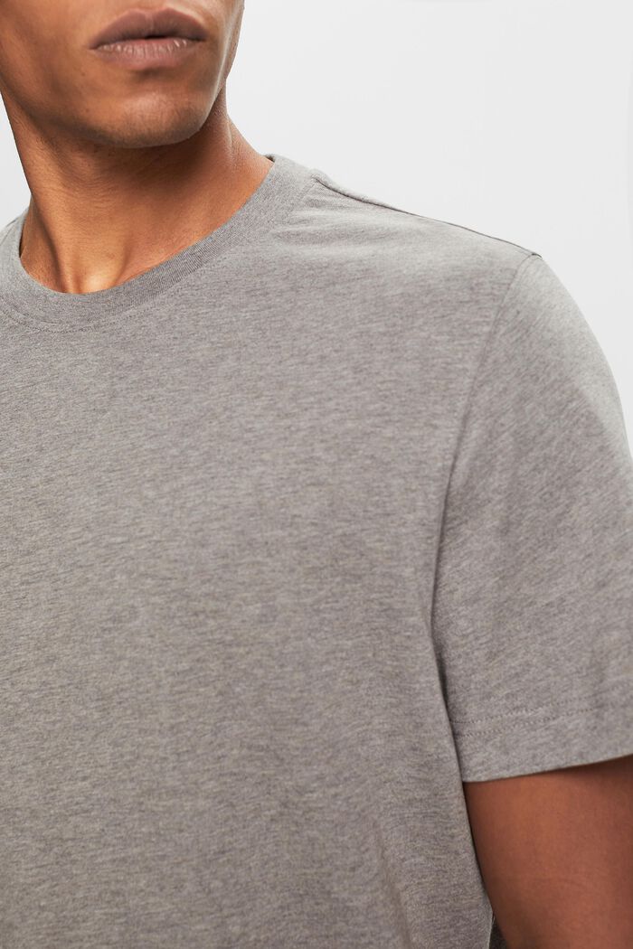 Rundhals-T-Shirt, 100 % Baumwolle