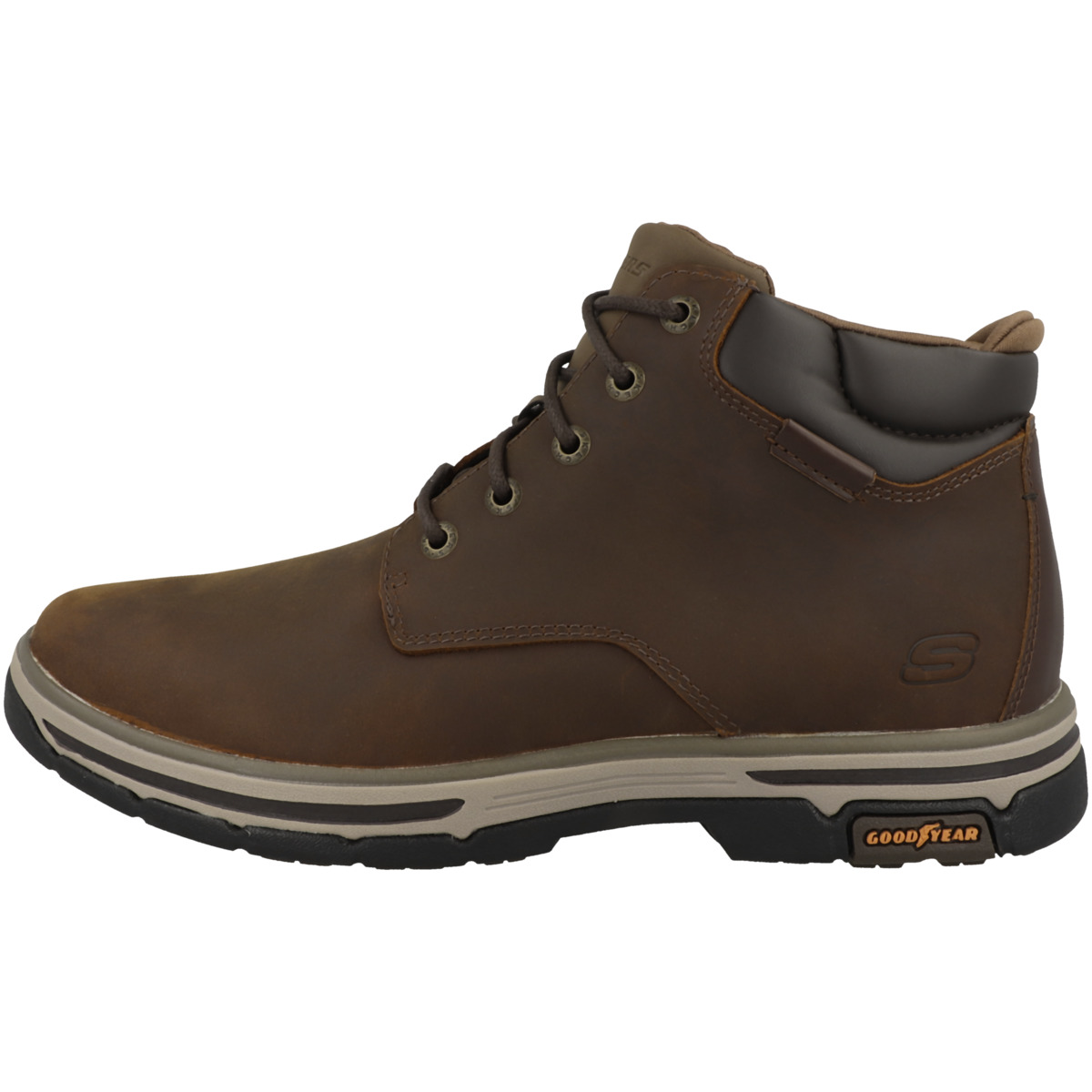 Skechers Relaxed Fit Schnürboots braun