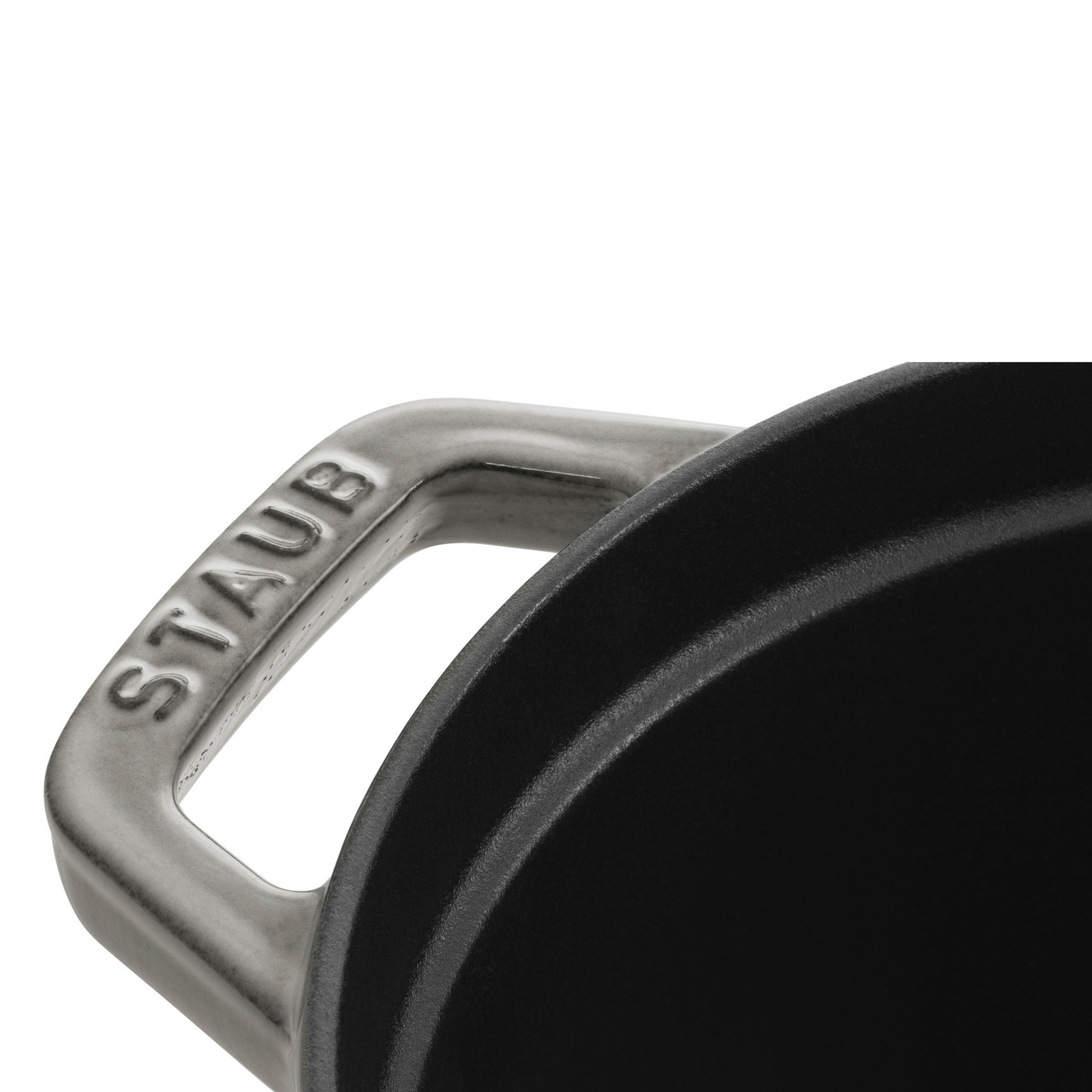 Cocotte 15 cm, oval, Graphit-Grau, Gusseisen