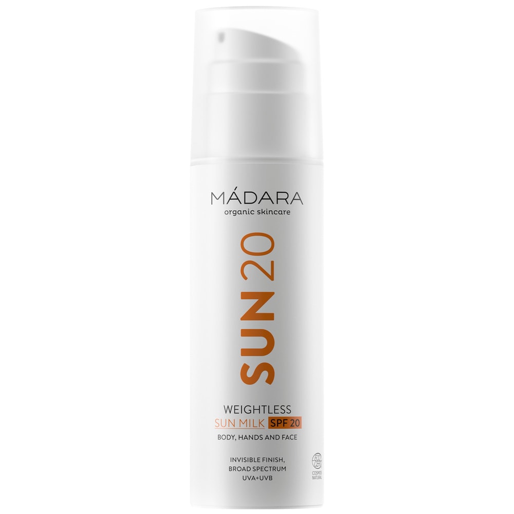 Madara Weightless Sun Milk Spf20 Lait Solaire Ultra Léger Protection Spf20