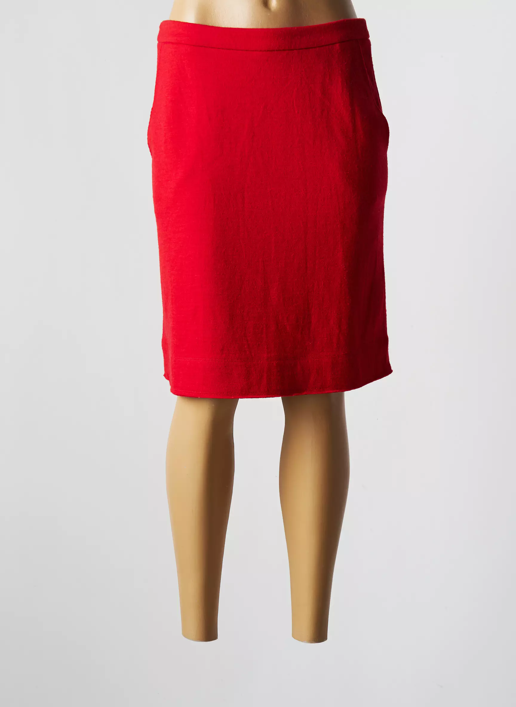 Majestic Filatures Jupes Mi Longues Femme couleur rouge