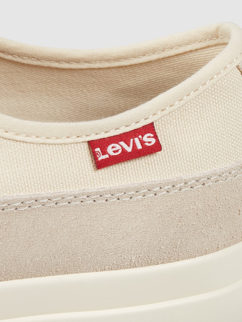 Sneaker aus Textil in beige