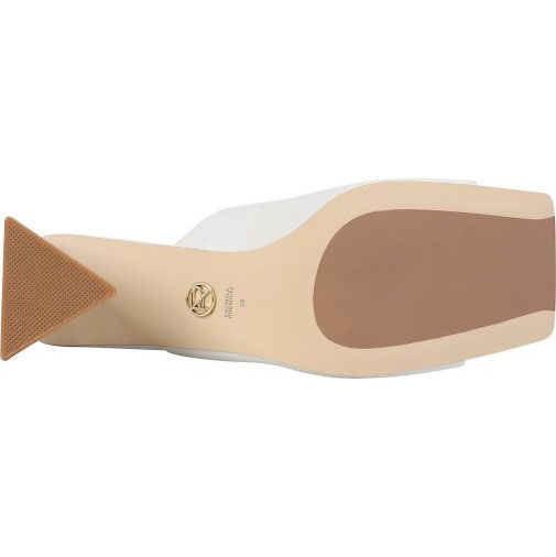 ekonika Mules aus glattem Leder