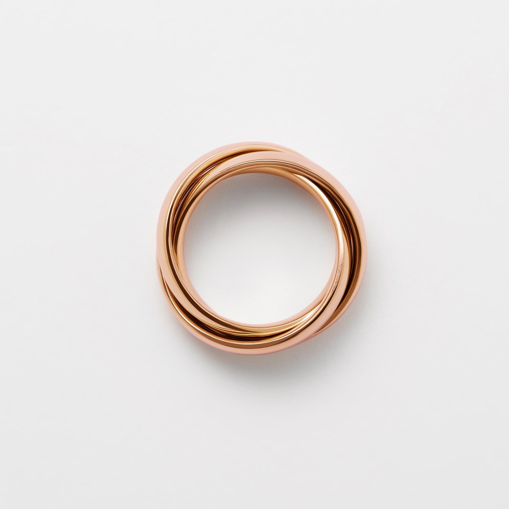 Esprit Bague pour femme Acier inoxydable or rose Bague