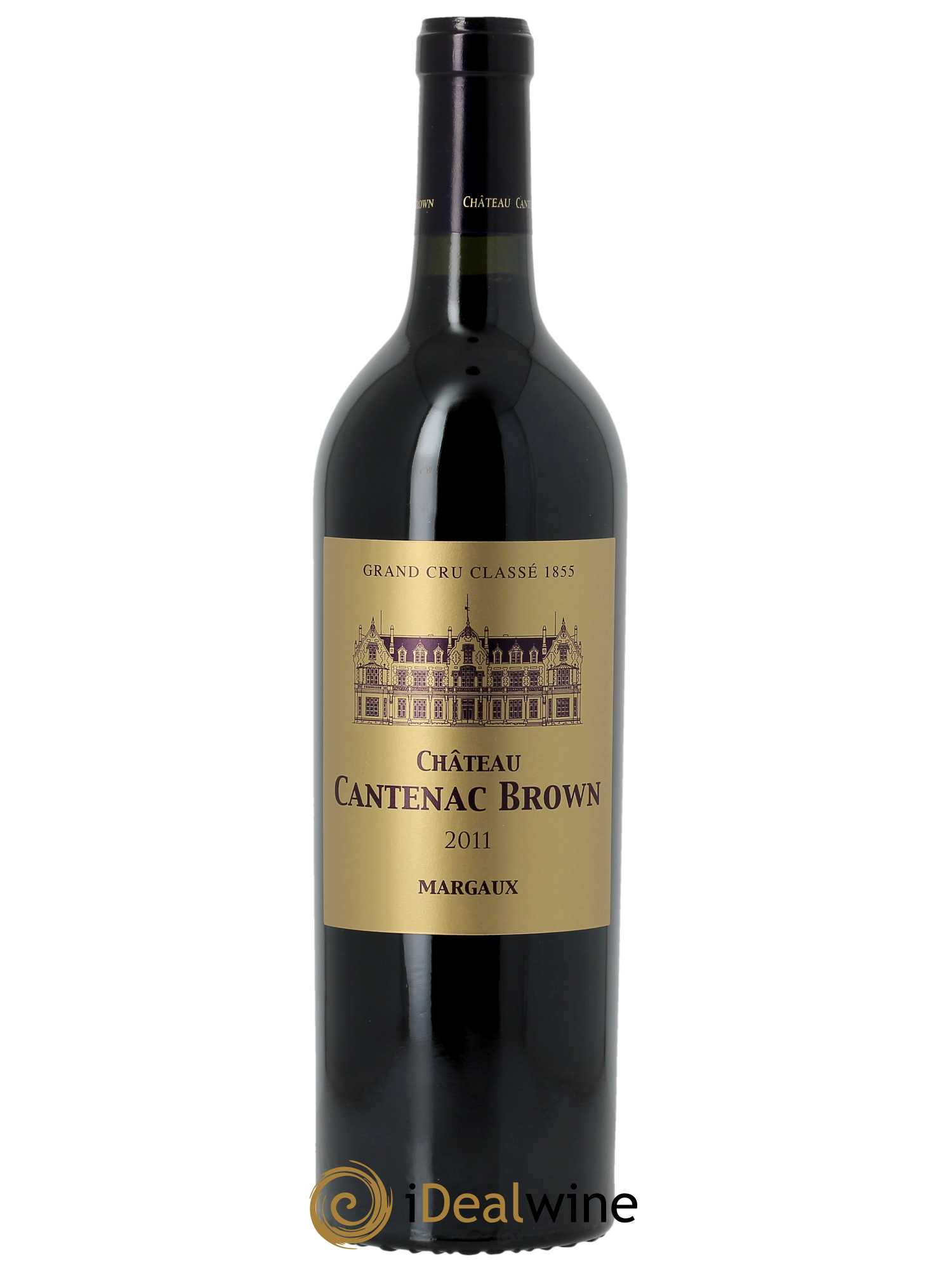 Château Cantenac Brown 3ème Grand Cru Classé (CBO à partir de 12 BTS) 2011 - Lot de 1 Bouteille