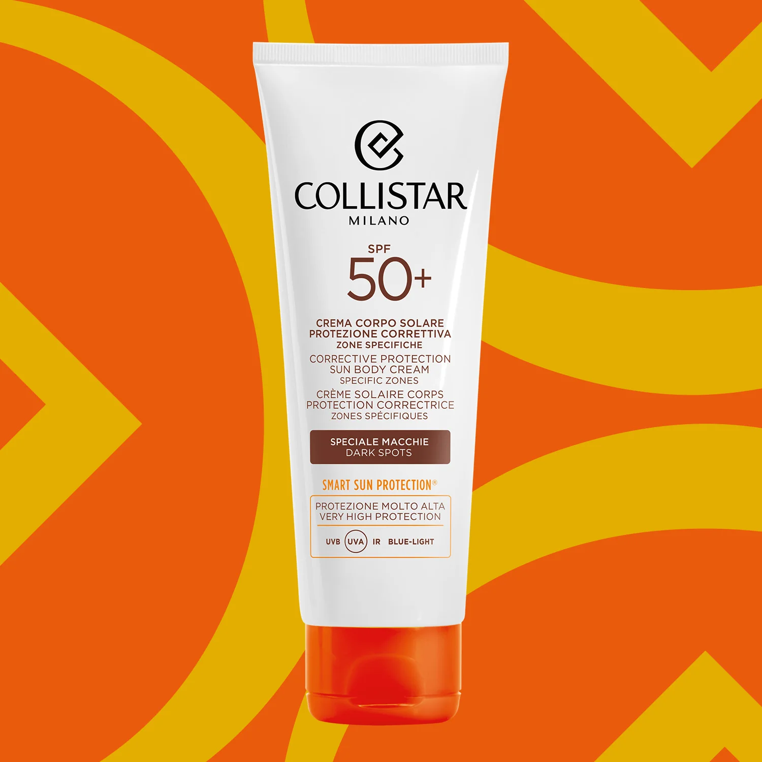 Barnító testápoló napozókrém SPF50+ Korrekciós védelem - Magas védelemmel ellátott testápoló napozókrém