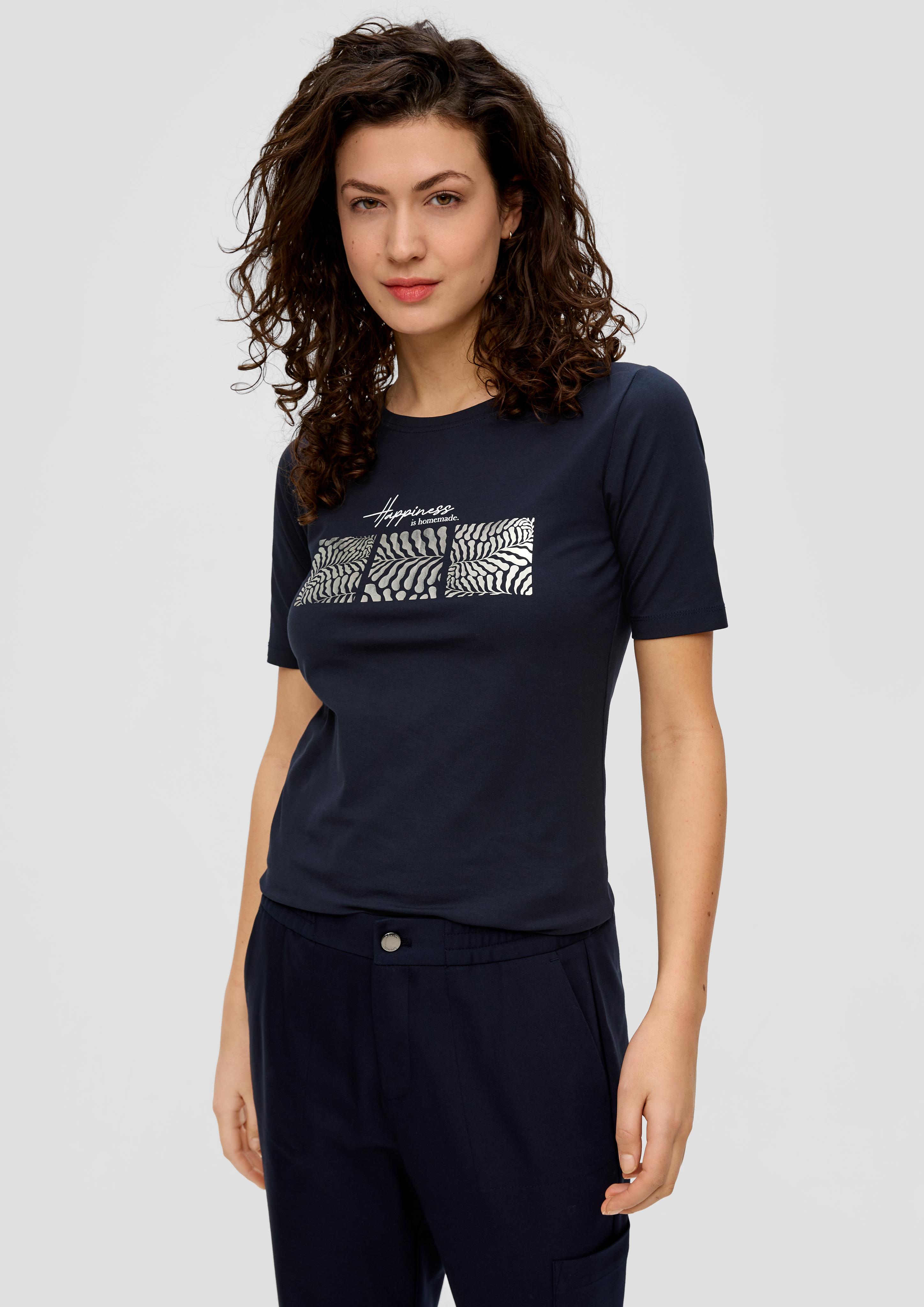 T-Shirt mit Frontprint  2144441-59D3