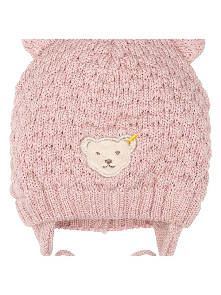 Steiff Bommelmütze in Rosa günstig kaufen