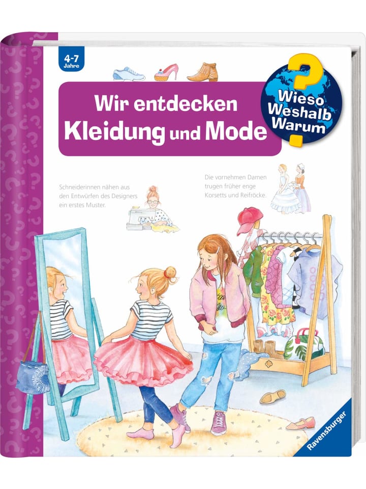Ravensburger Kinderbuch - Wieso? Weshalb? Warum? Wir entdecken Kleidung und Mode (Band 66) günstig kaufen onesize