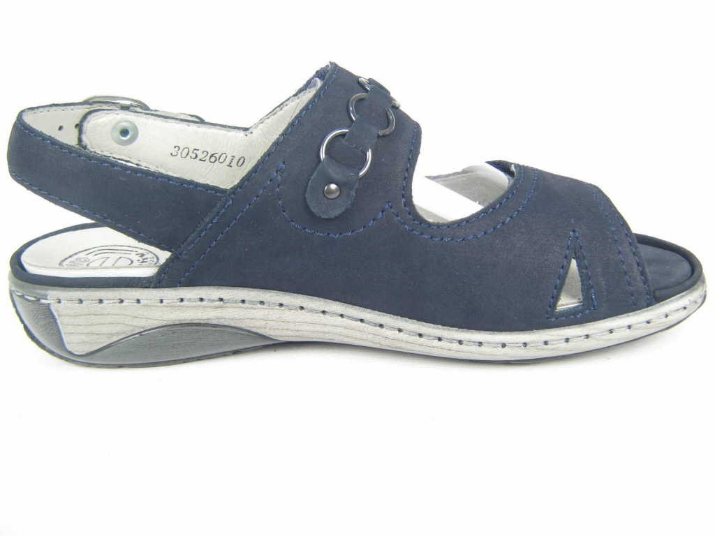 WALDLÄUFER Komfort Sandalen blau NV