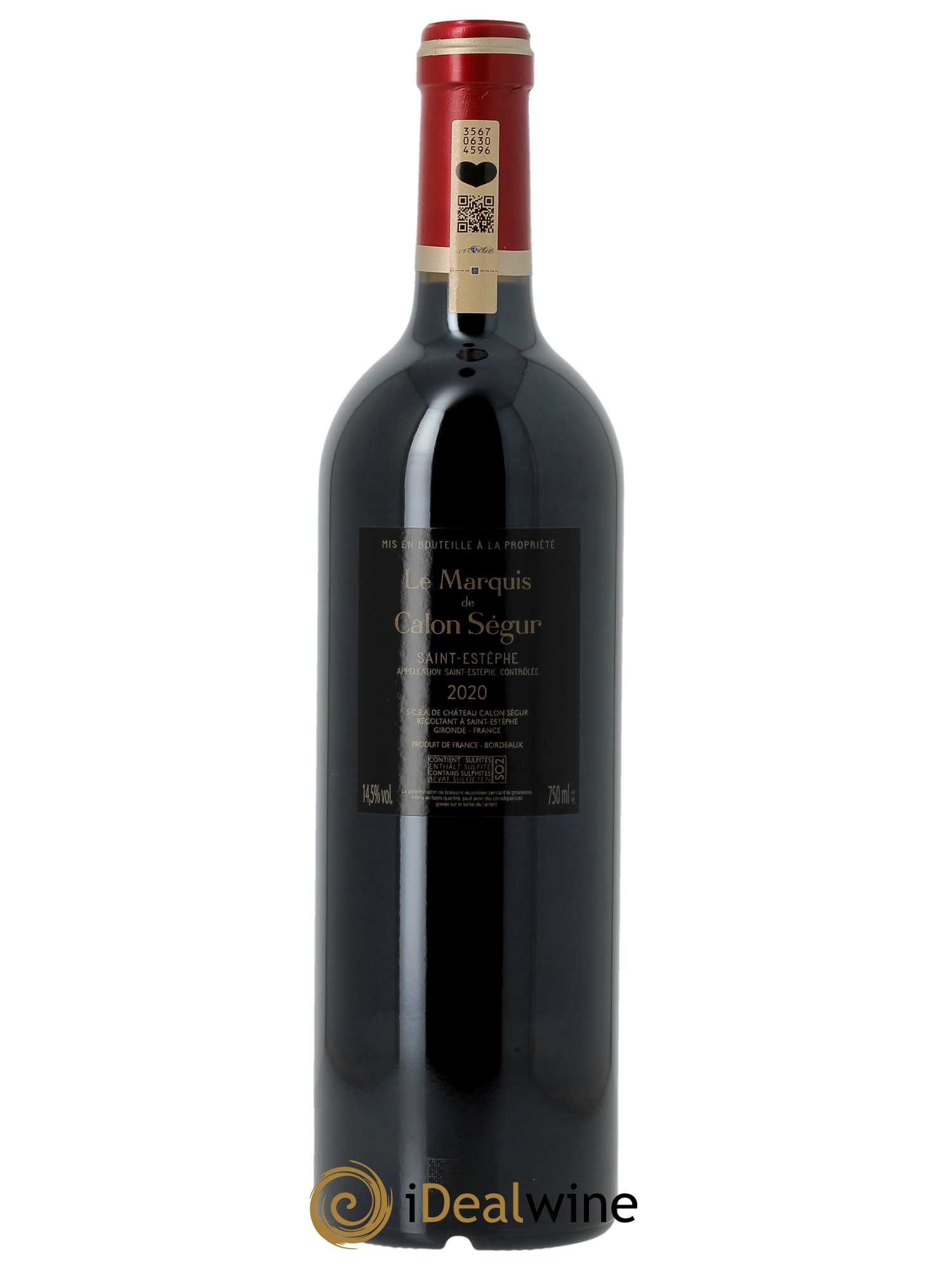Marquis de Calon Second Vin  2020 - Lot de 1 Bouteille